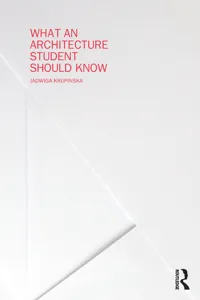 What an Architecture Student Should Know_cover