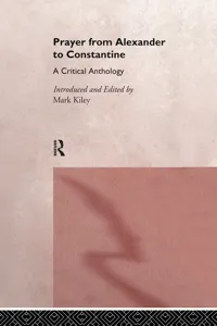 Prayer From Alexander To Constantine_cover