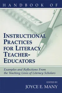 Handbook of Instructional Practices for Literacy Teacher-educators_cover