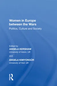 Women in Europe between the Wars_cover