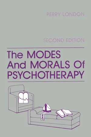 The Modes And Morals Of Psychotherapy