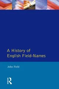 A History of English Field Names_cover