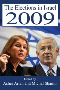 The Elections in Israel 2009_cover