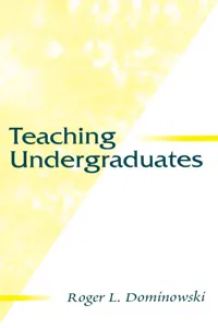 Teaching Undergraduates_cover