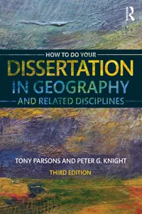How To Do Your Dissertation in Geography and Related Disciplines_cover
