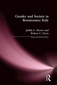 Gender and Society in Renaissance Italy_cover