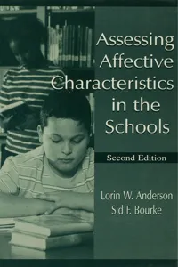 Assessing Affective Characteristics in the Schools_cover