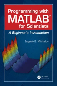 Programming with MATLAB for Scientists_cover