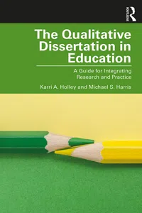 The Qualitative Dissertation in Education_cover