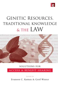 Genetic Resources, Traditional Knowledge and the Law_cover