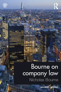 Bourne on Company Law_cover