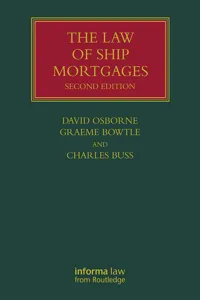 The Law of Ship Mortgages_cover