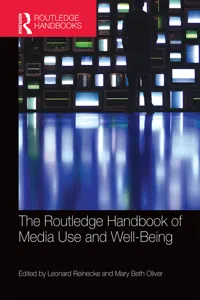 The Routledge Handbook of Media Use and Well-Being_cover