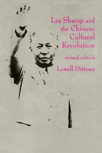 Liu Shaoqi and the Chinese Cultural Revolution_cover