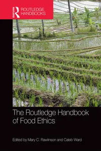 The Routledge Handbook of Food Ethics_cover