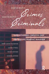 Different Crimes, Different Criminals_cover