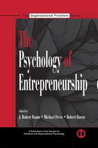 The Psychology of Entrepreneurship_cover