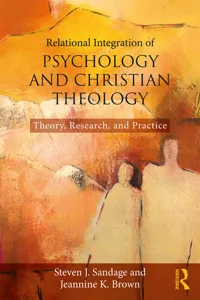 Relational Integration of Psychology and Christian Theology_cover