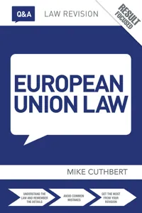 Q&A European Union Law_cover