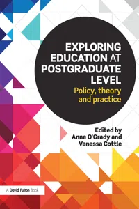 Exploring Education at Postgraduate Level_cover