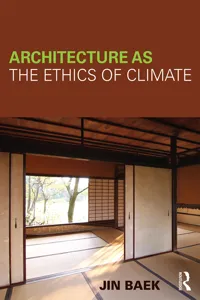 Architecture as the Ethics of Climate_cover