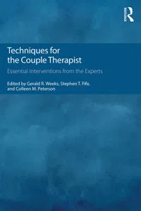 Techniques for the Couple Therapist_cover