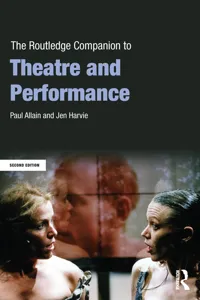 The Routledge Companion to Theatre and Performance_cover