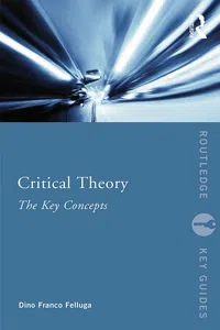 Critical Theory: The Key Concepts_cover