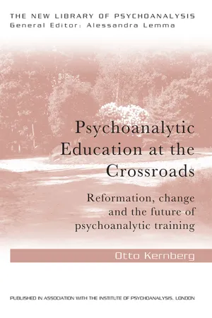 Psychoanalytic Education at the Crossroads