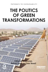 The Politics of Green Transformations_cover