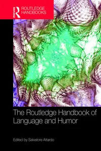 The Routledge Handbook of Language and Humor_cover