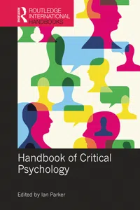 Handbook of Critical Psychology_cover