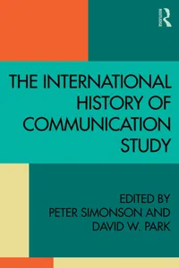 The International History of Communication Study_cover