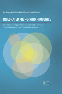 Integrated Micro-Ring Photonics_cover