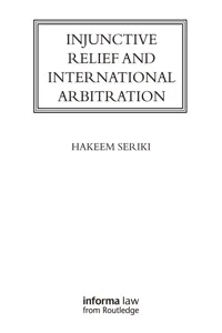 Injunctive Relief and International Arbitration_cover