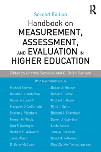 Handbook on Measurement, Assessment, and Evaluation in Higher Education_cover