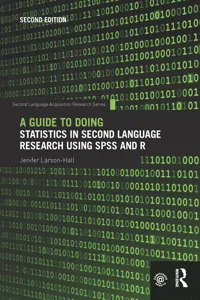 A Guide to Doing Statistics in Second Language Research Using SPSS and R_cover