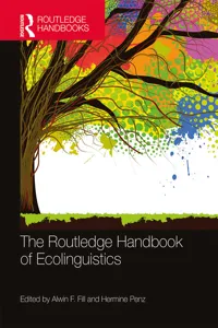 The Routledge Handbook of Ecolinguistics_cover