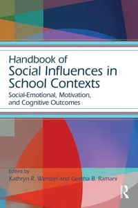 Handbook of Social Influences in School Contexts_cover