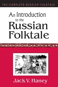 The Complete Russian Folktale: v. 1: An Introduction to the Russian Folktale_cover