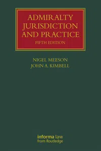 Admiralty Jurisdiction and Practice_cover