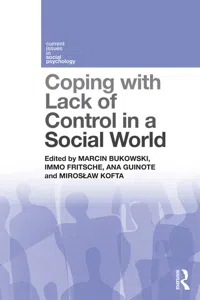 Coping with Lack of Control in a Social World_cover
