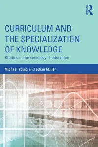 Curriculum and the Specialization of Knowledge_cover