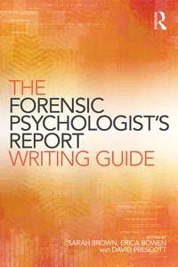 The Forensic Psychologist's Report Writing Guide_cover