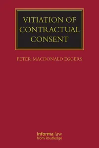 Vitiation of Contractual Consent_cover