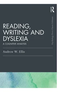 Reading, Writing and Dyslexia_cover