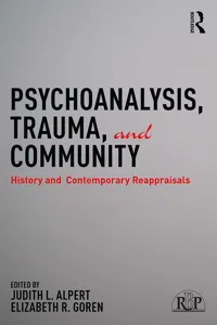 Psychoanalysis, Trauma, and Community_cover