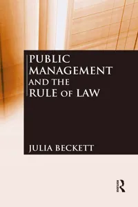 Public Management and the Rule of Law_cover