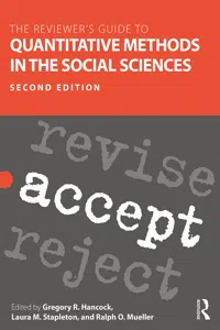 The Reviewer's Guide to Quantitative Methods in the Social Sciences_cover