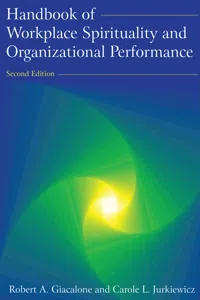 Handbook of Workplace Spirituality and Organizational Performance_cover